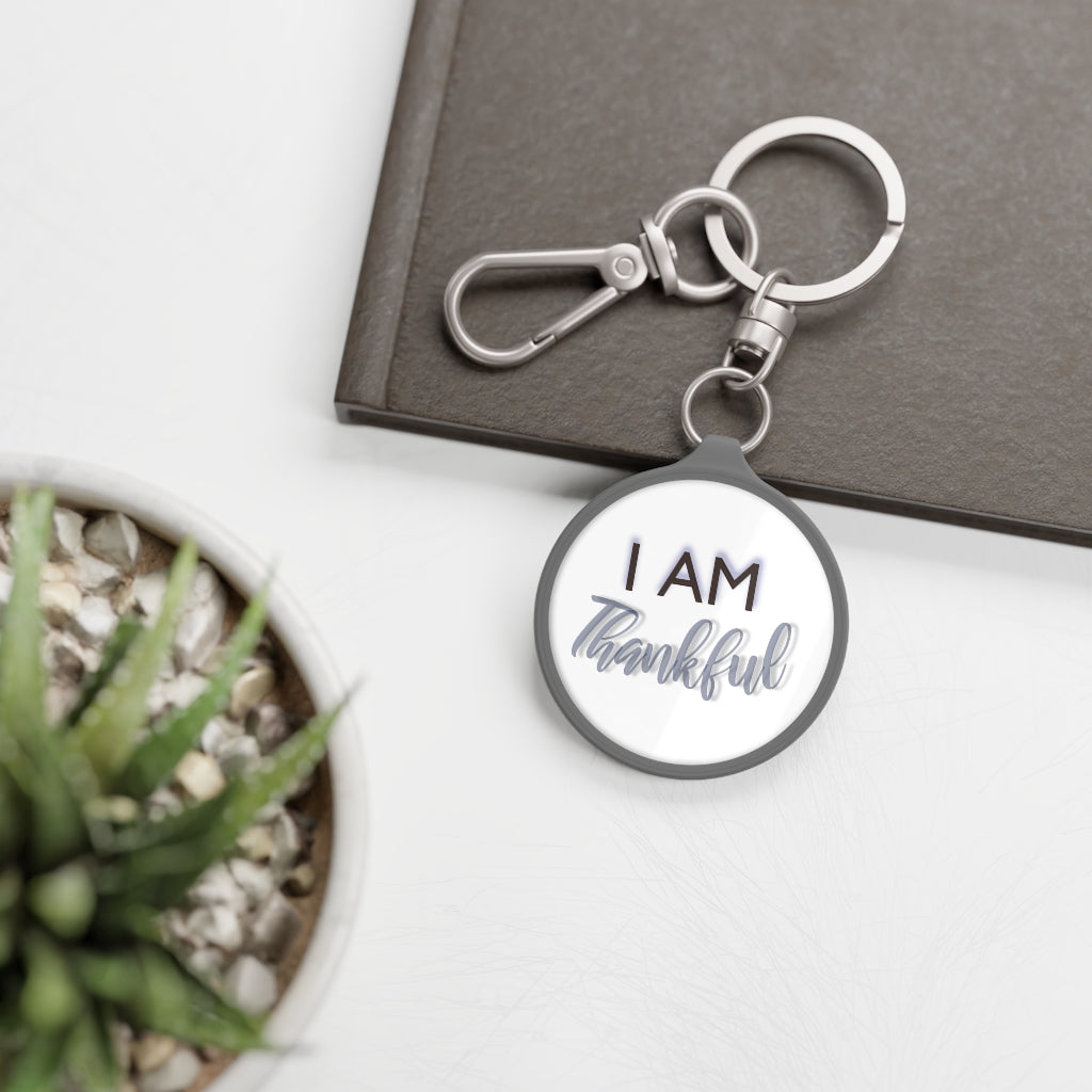 I AM THANKFUL Keyring Tag