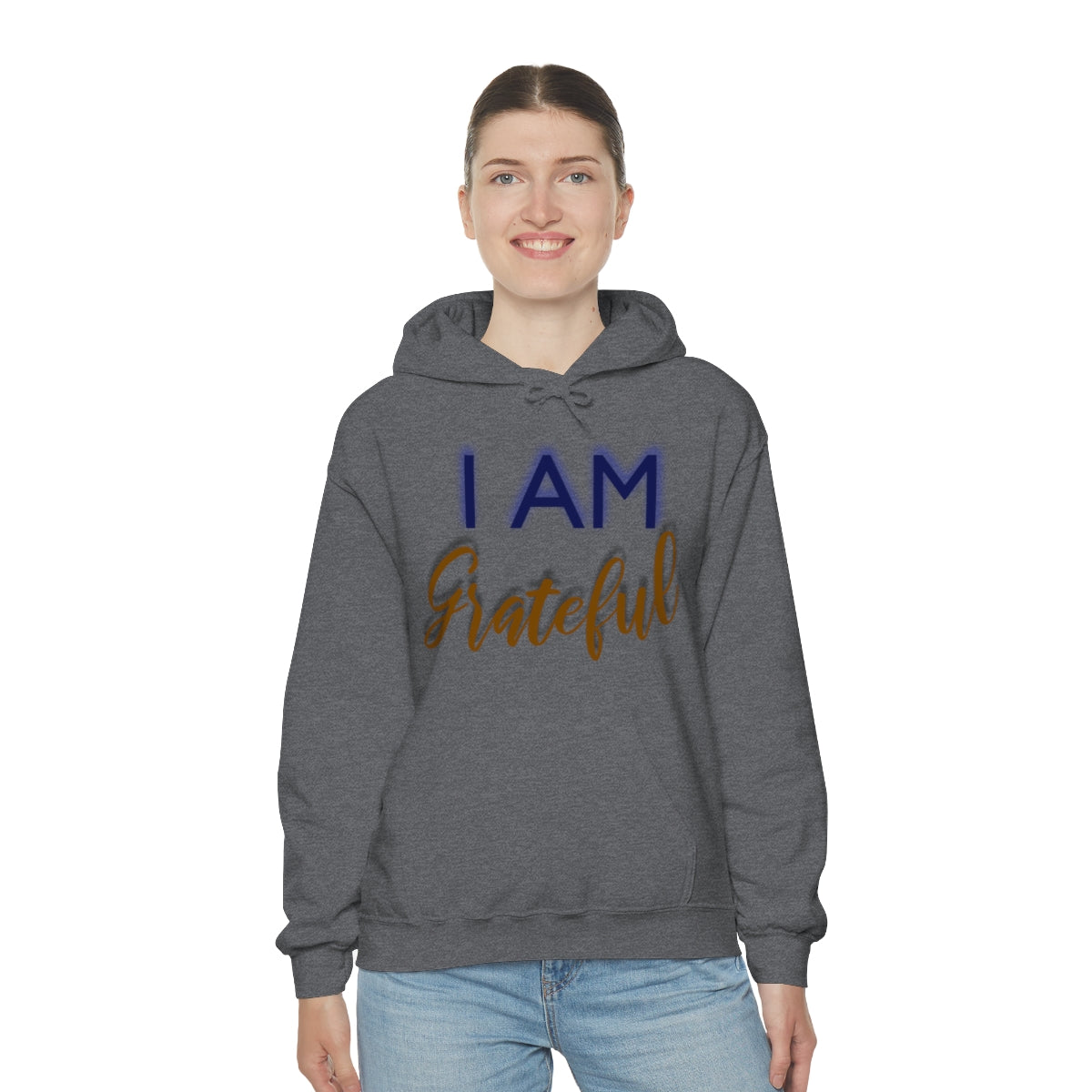 I AM GRATEFUL Unisex Hooded Sweatshirt