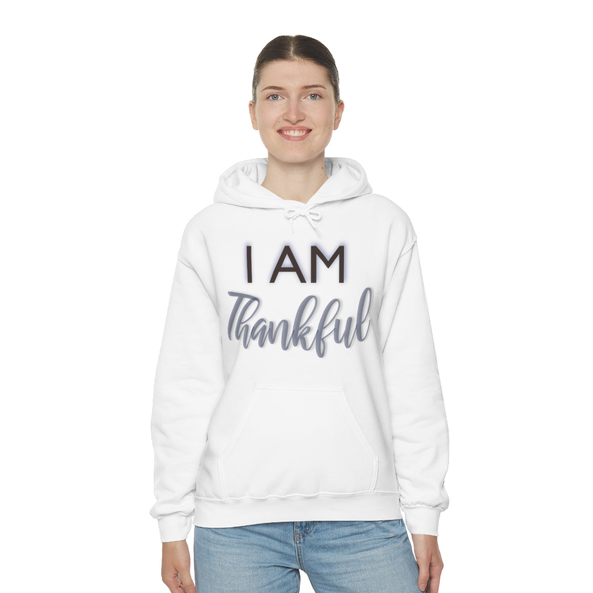 I AM THANKFUL Unisex Hooded Sweatshirt