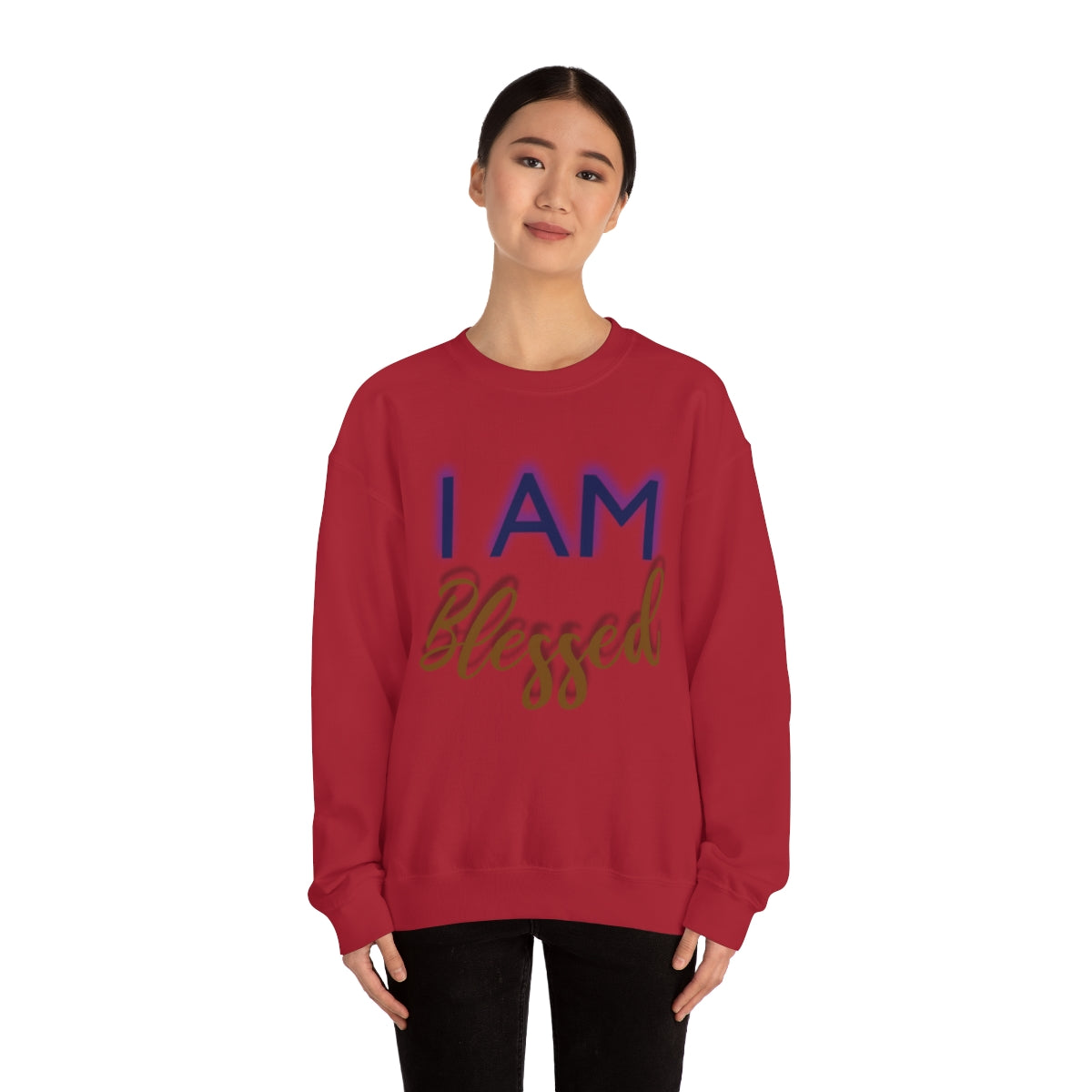 I AM BLESSED Unisex Crewneck Sweatshirt