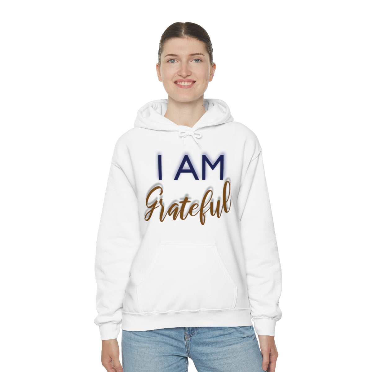 I AM GRATEFUL Unisex Hooded Sweatshirt