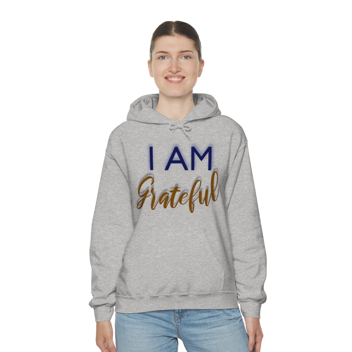 I AM GRATEFUL Unisex Hooded Sweatshirt