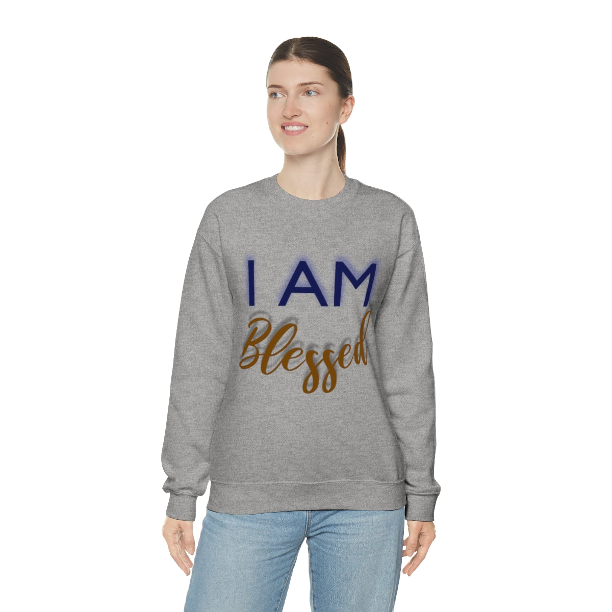 I AM BLESSED Unisex Crewneck Sweatshirt