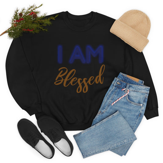 I AM BLESSED Unisex Crewneck Sweatshirt