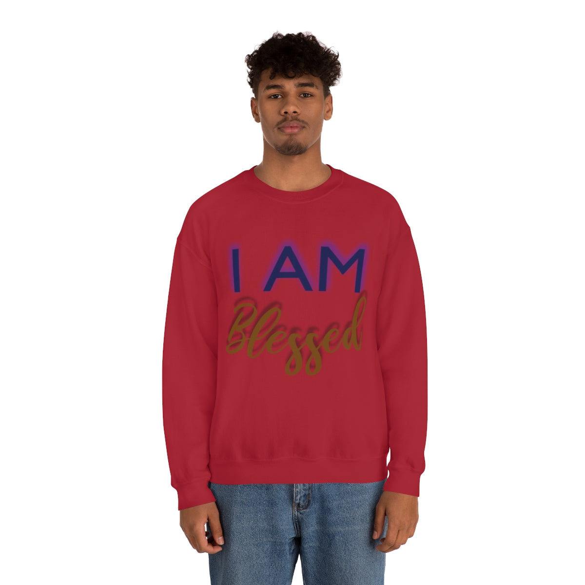 I AM BLESSED Unisex Crewneck Sweatshirt