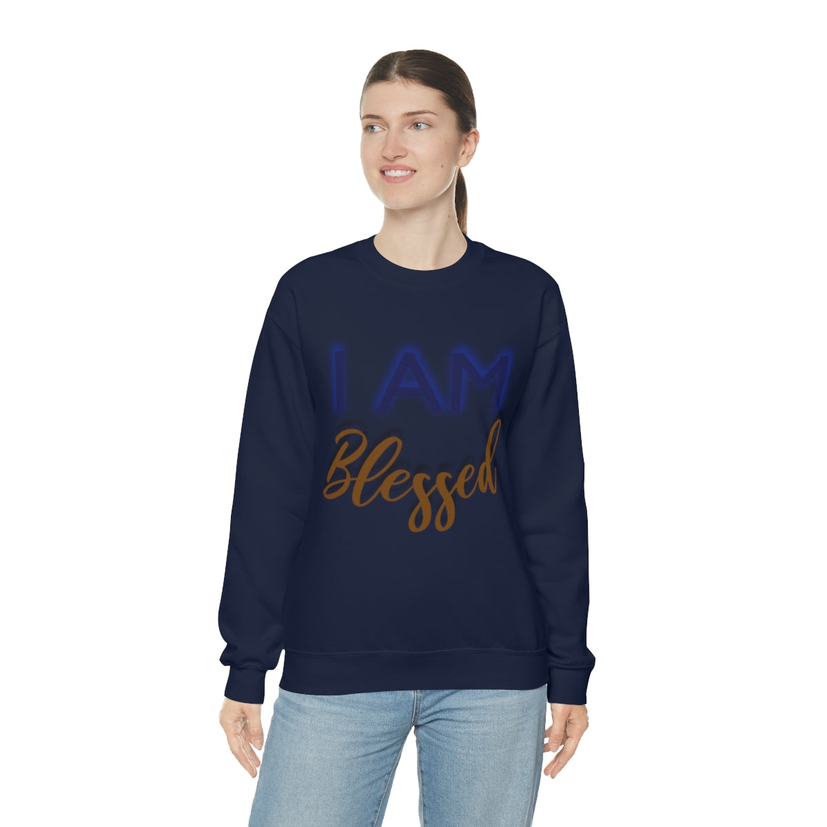 I AM BLESSED Unisex Crewneck Sweatshirt