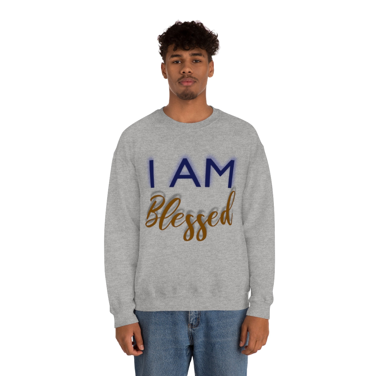 I AM BLESSED Unisex Crewneck Sweatshirt